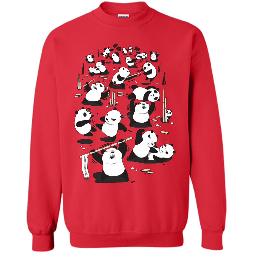 Cute Panda T-shirt Red