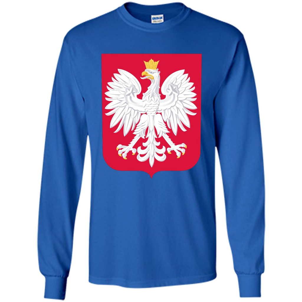 Polish Eagle T-shirt Polska Poland T-shirt Royal