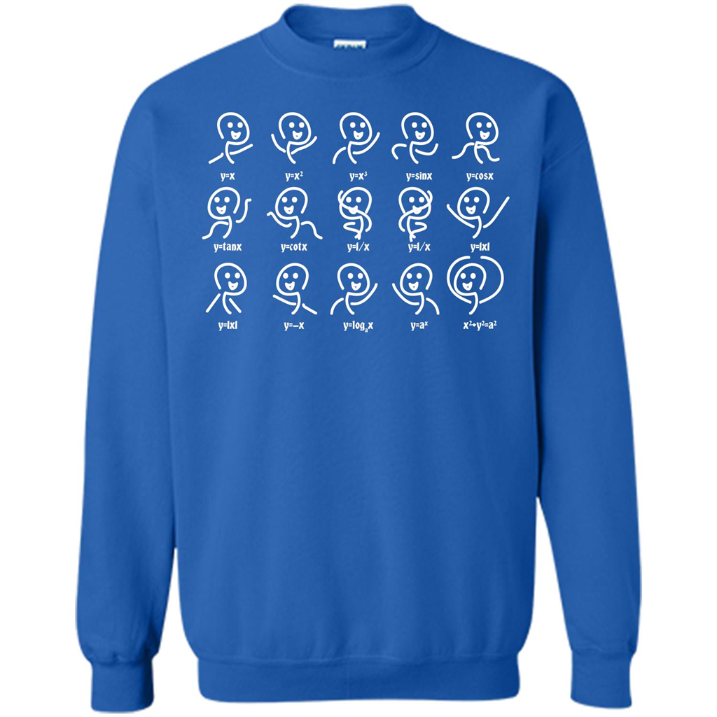 Math Lover T-shirt Algebra Dance Funny Graph Figures Math Equation Royal