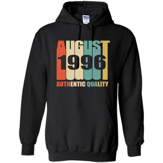 August 1996 Authentic Quality T-shirt Black