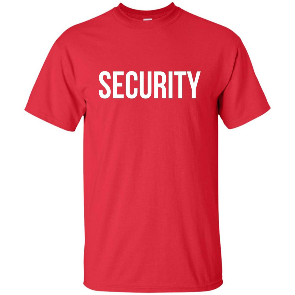 Security T-shirt Red