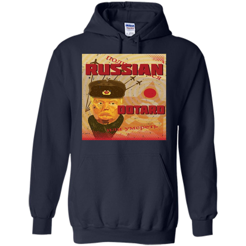 Funny President T-shirt Russian Dotard T-Shirt Navy