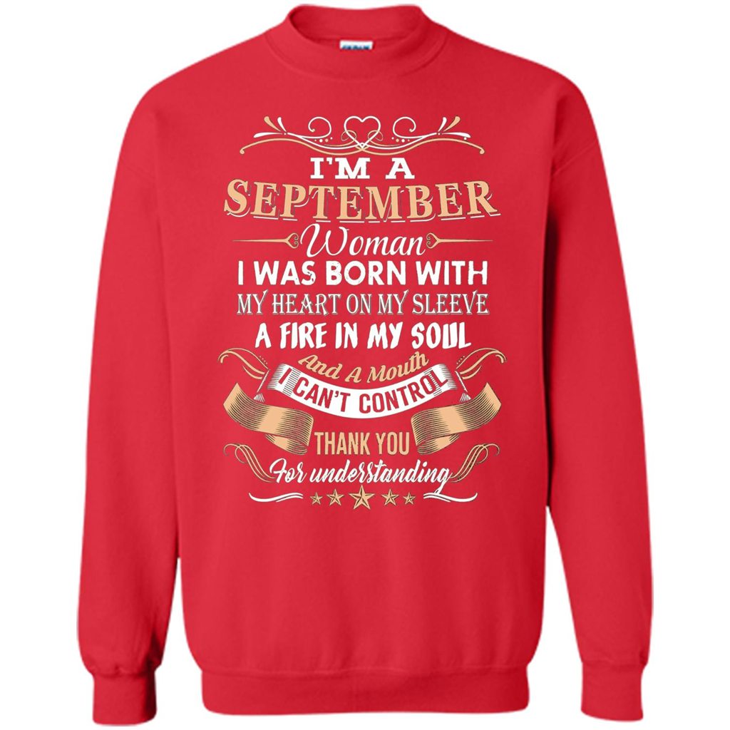 I'm A September Woman T-shirt Red