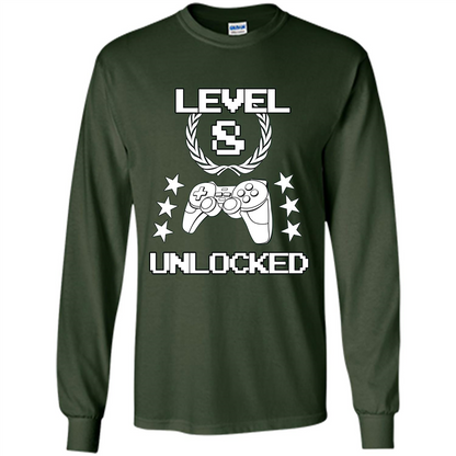 Video Game T-shirt Legendary Gamers 8th Unlocked T-shirt