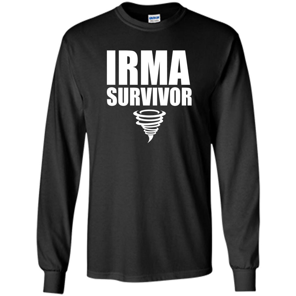 Hurricane Irma Survivor T-shirt Black