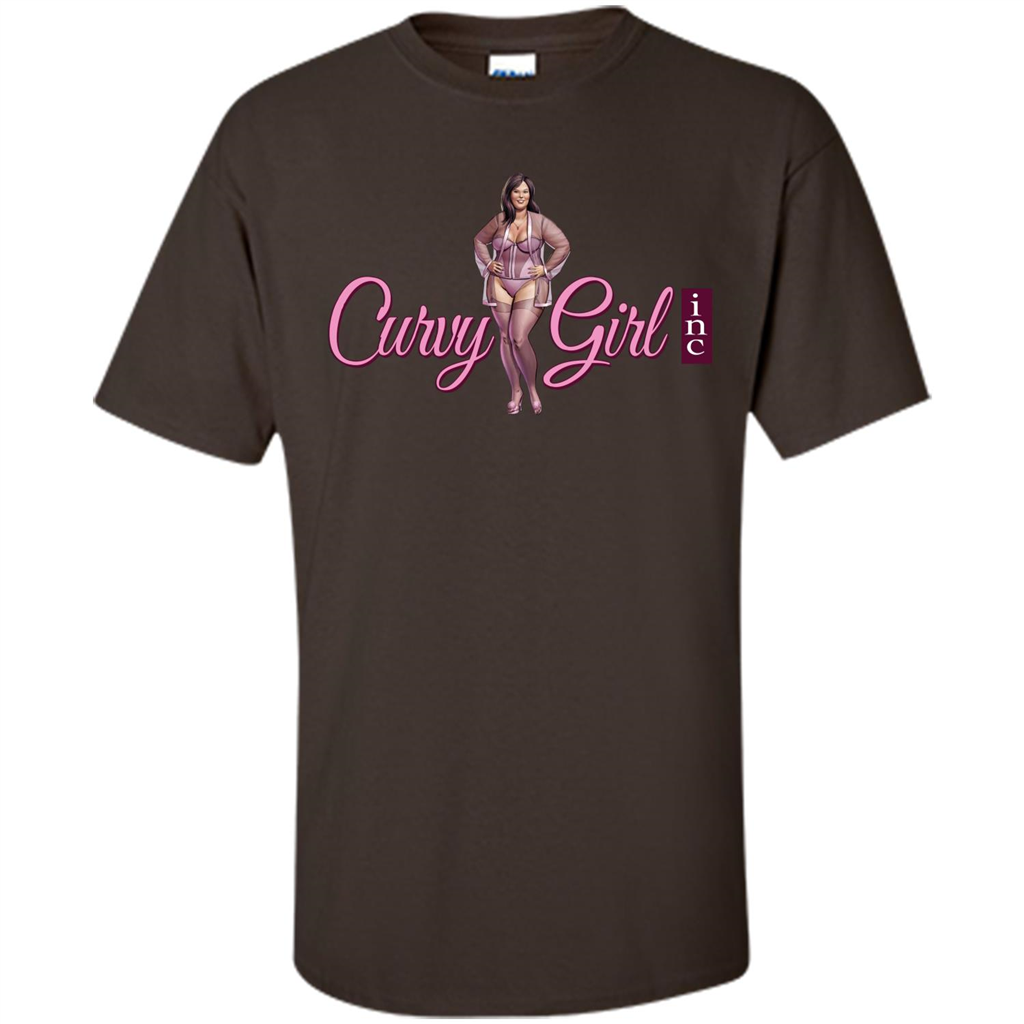 Curvy Girl T-shirt Dark Chocolate