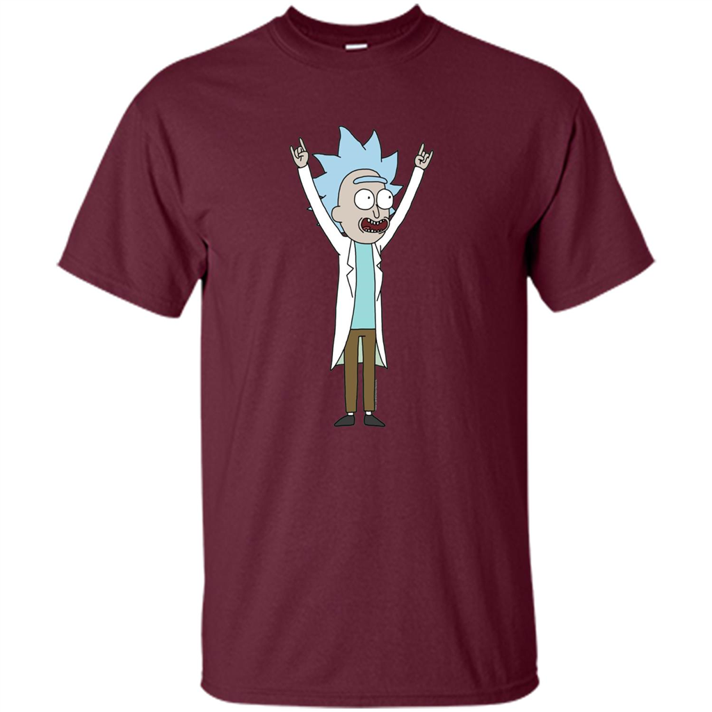 Movie Lover. Tiny Rick T-shirt Maroon