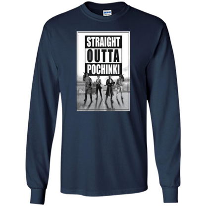 Straight Outta Pochinki T-shirt Navy