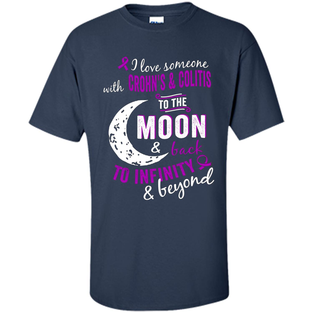 Crohn's and Colitis Awareness T-shirt Navy