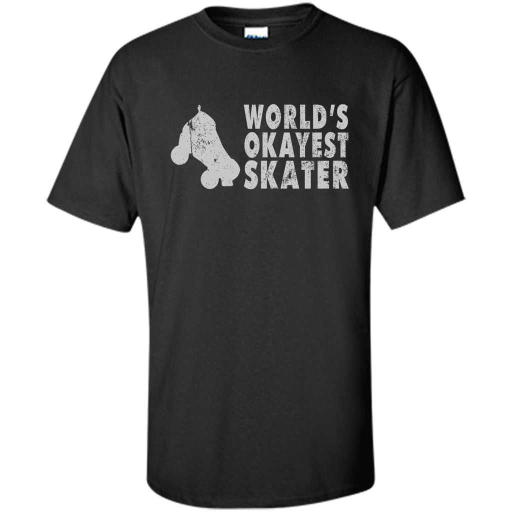 World's Okayest Skater T-shirt Black