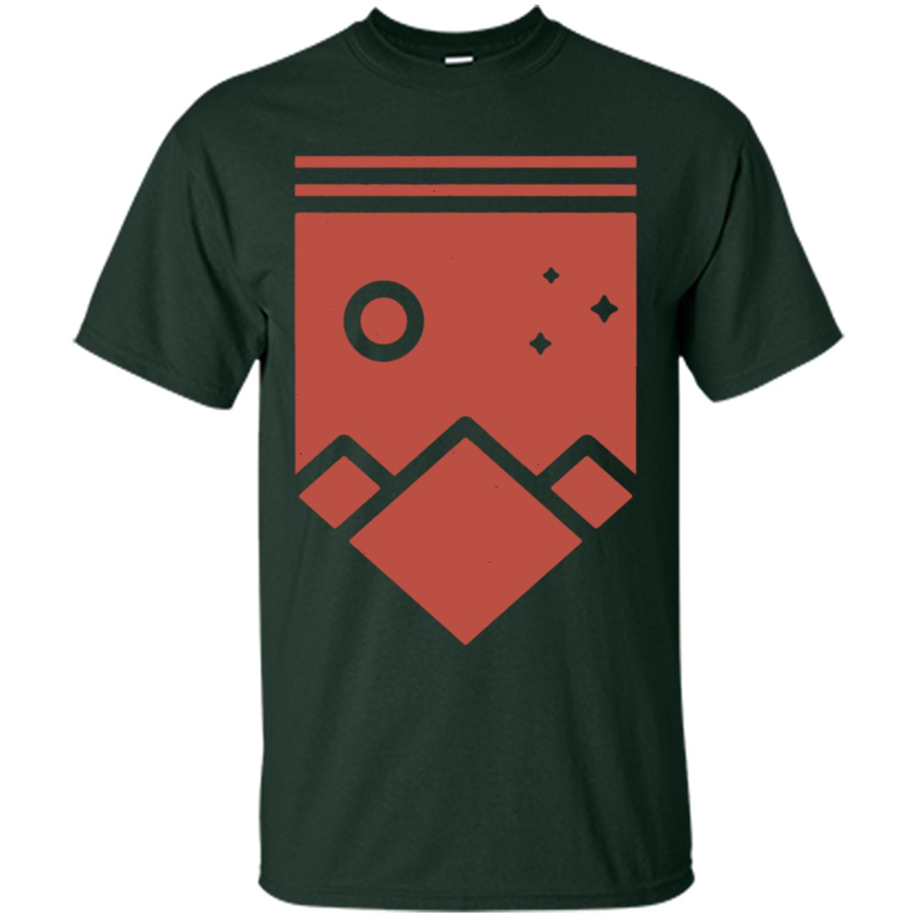 Red MountainT-Shirt Forest Green