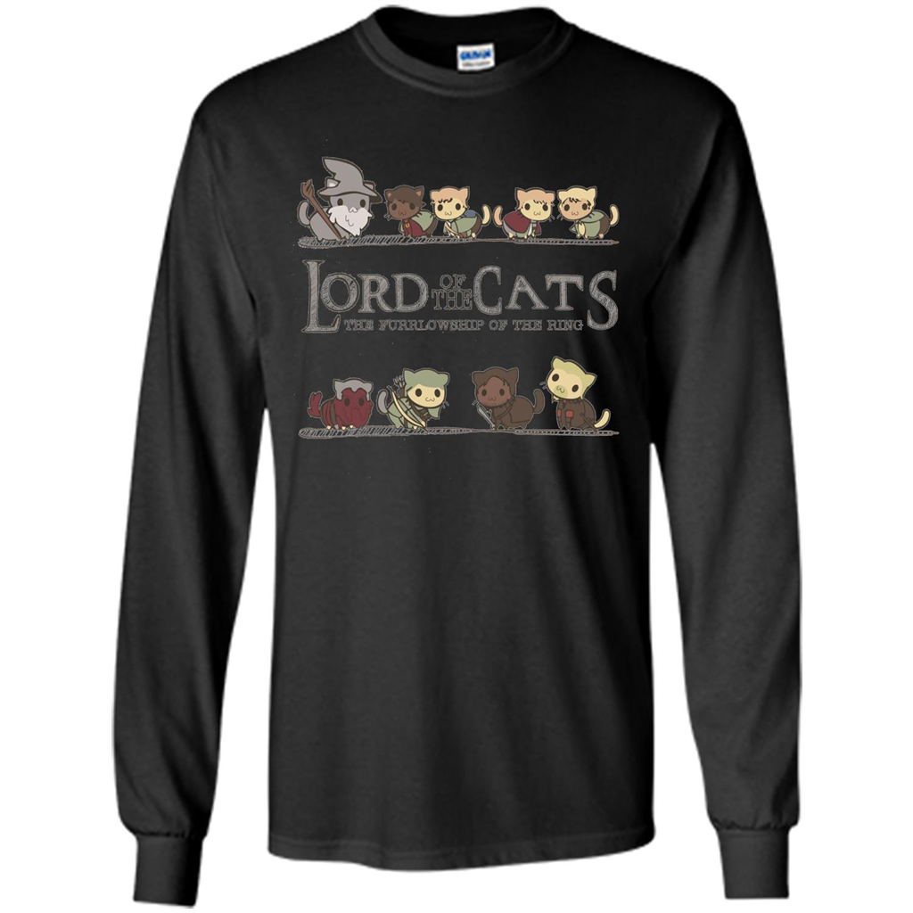 Lord Of Cats Funny T-shirt For Cat Lovers T-shirt Orange