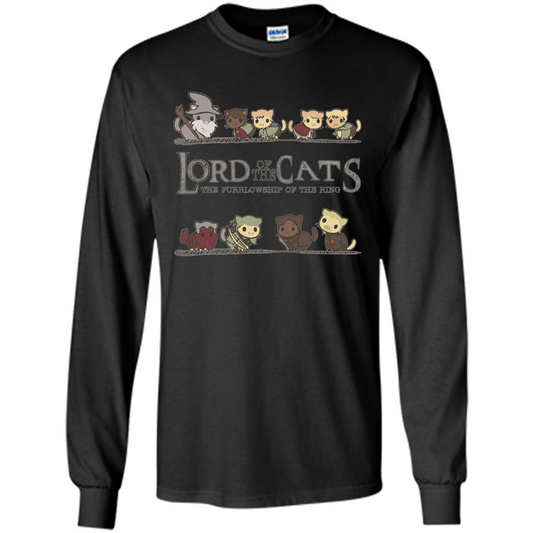 Lord Of Cats Funny T-shirt For Cat Lovers T-shirt Orange