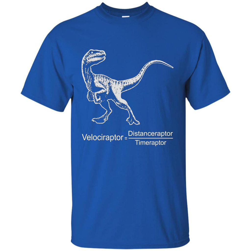 Velociraptor Distanceraptor Timeraptor T-shirt Royal