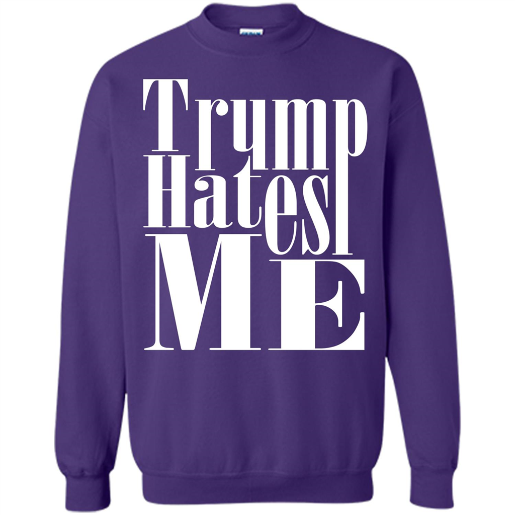 President America Hates Me T-shirt Orange