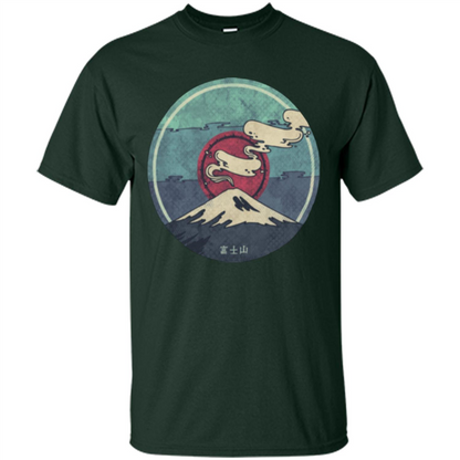 Mount Fuji T-shirt Forest Green
