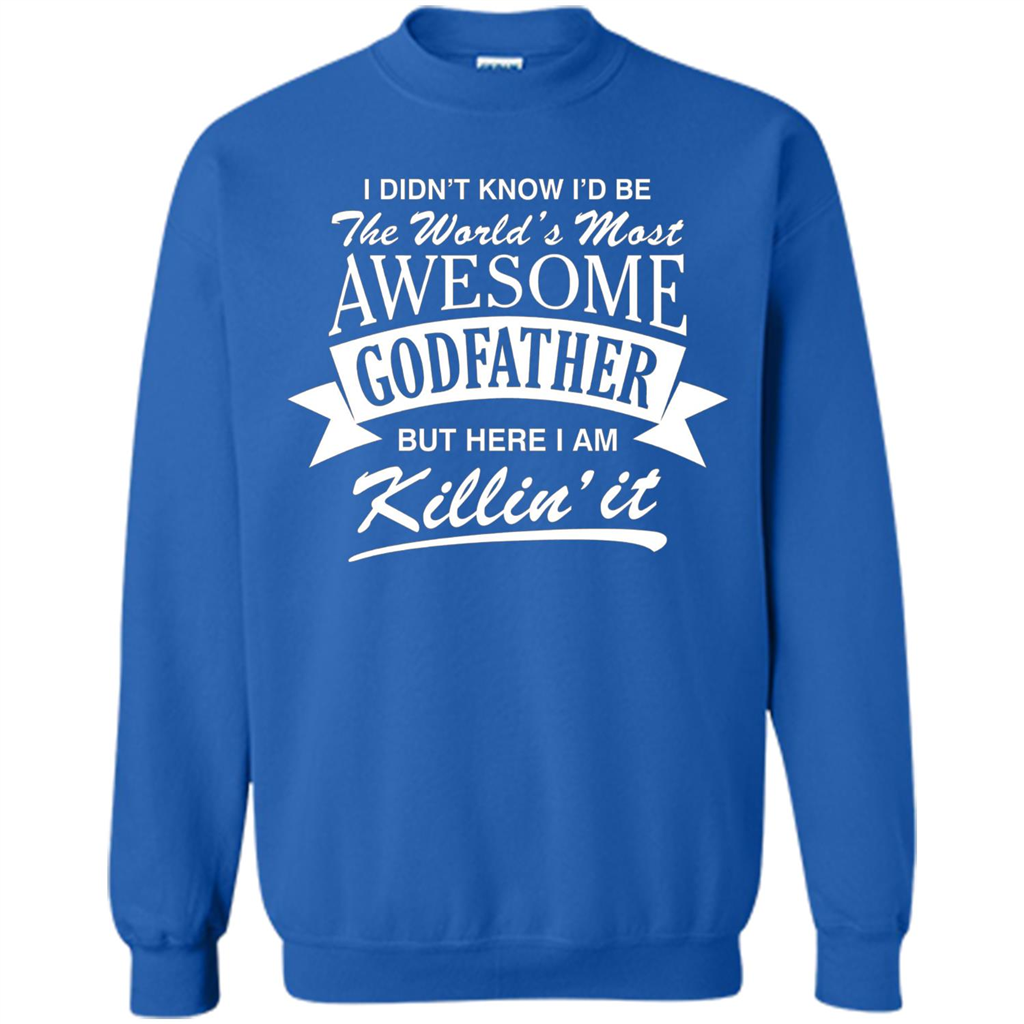 Men's World's Most Awesome Godfather T-shirt Royal