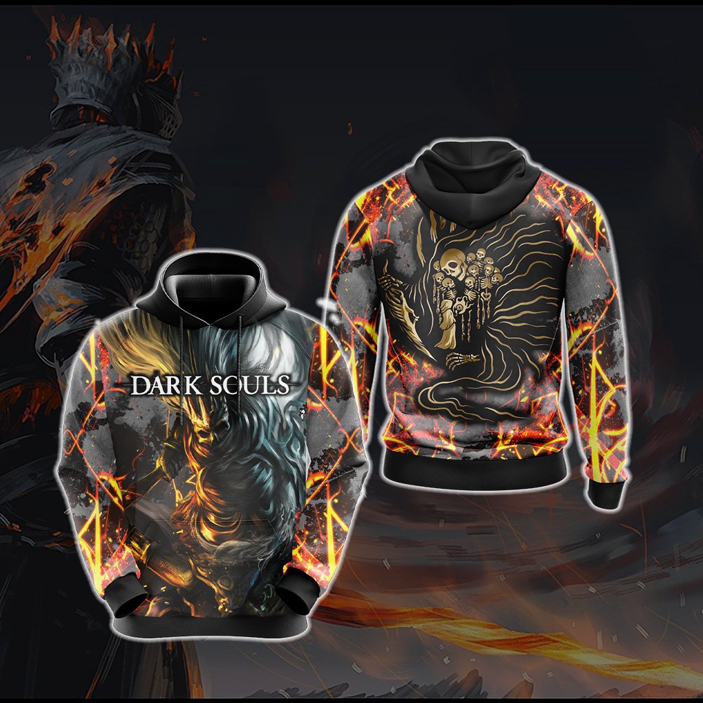 Dark Souls - Gravelord Unisex 3D Hoodie