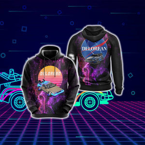 Delorean Space Unisex 3D Hoodie