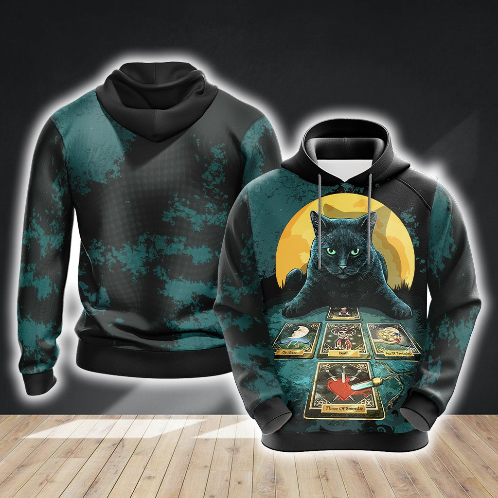 Cat Reader Unisex 3D Hoodie