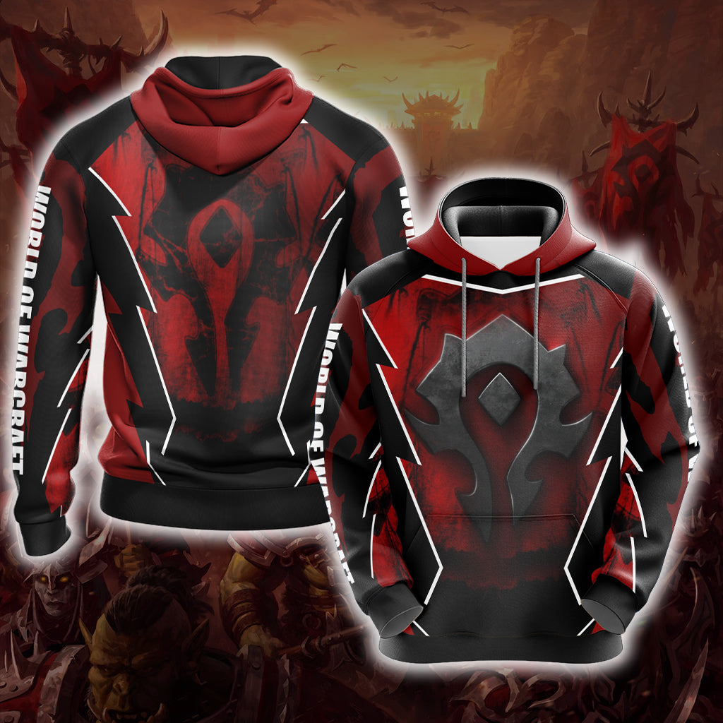 World Of Warcraft For The Horde New Unisex 3D Hoodie