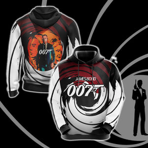 James Bond 007 Unisex 3D Hoodie