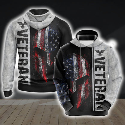 Veteran New Unisex 3D Hoodie