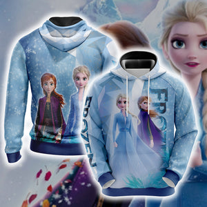 Frozen 2 - Elsa & Anna Version 2019 3D Hoodie