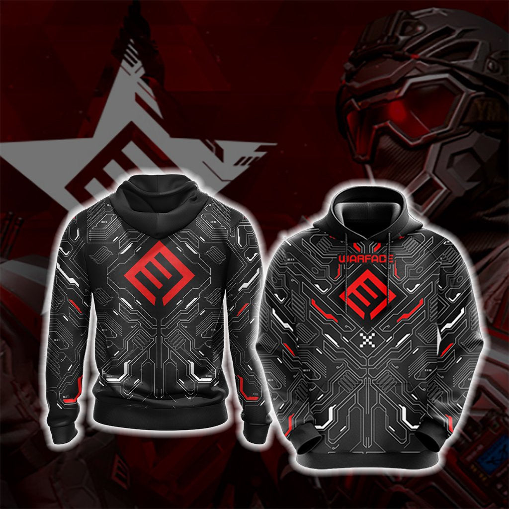 Warface Blackwood Logo Unisex 3D Hoodie