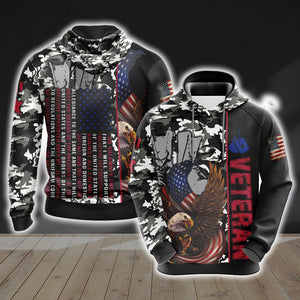 Veteran 3D Hoodie