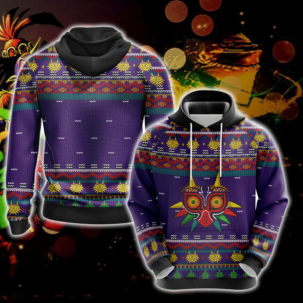 The Legend of Zelda: Majora Knitting Style Unisex 3D Hoodie
