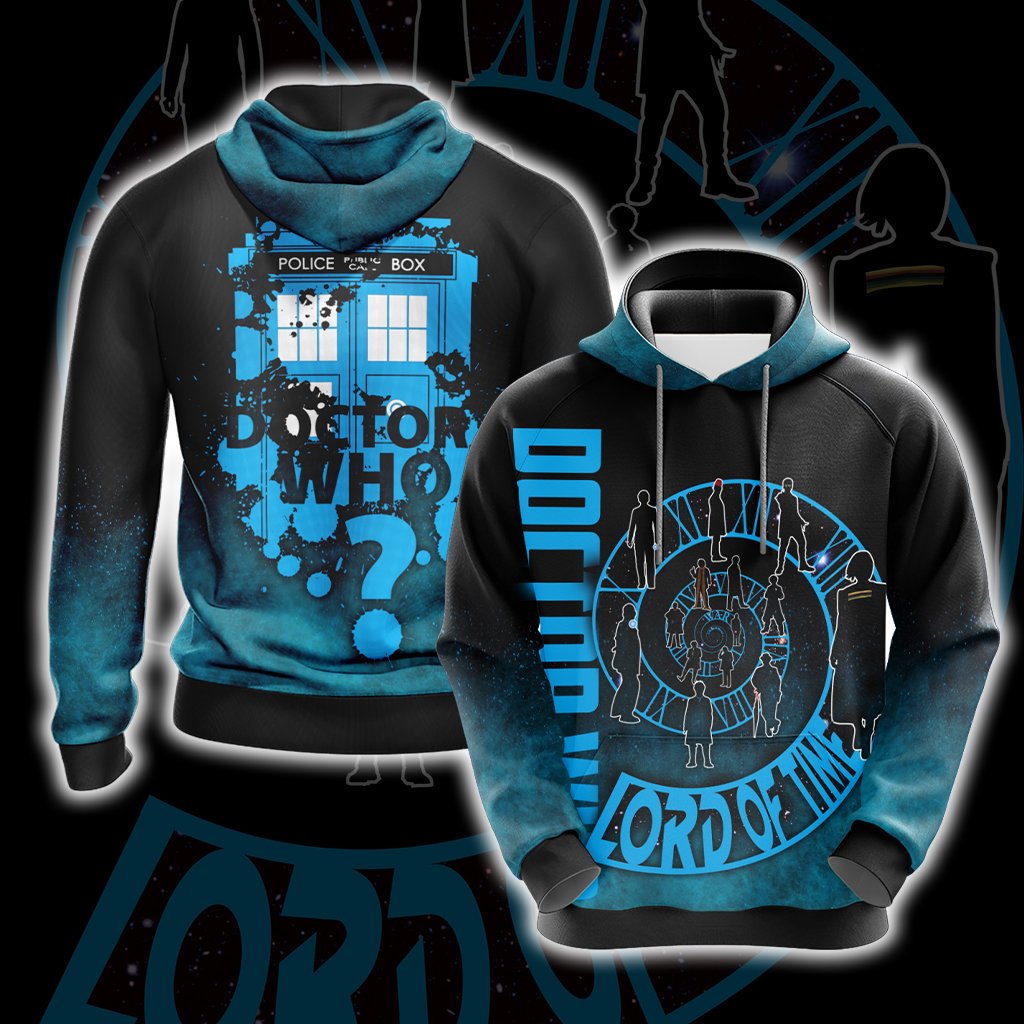 Doctor Who (TV show) Lord Of Time Unisex 3D Hoodie