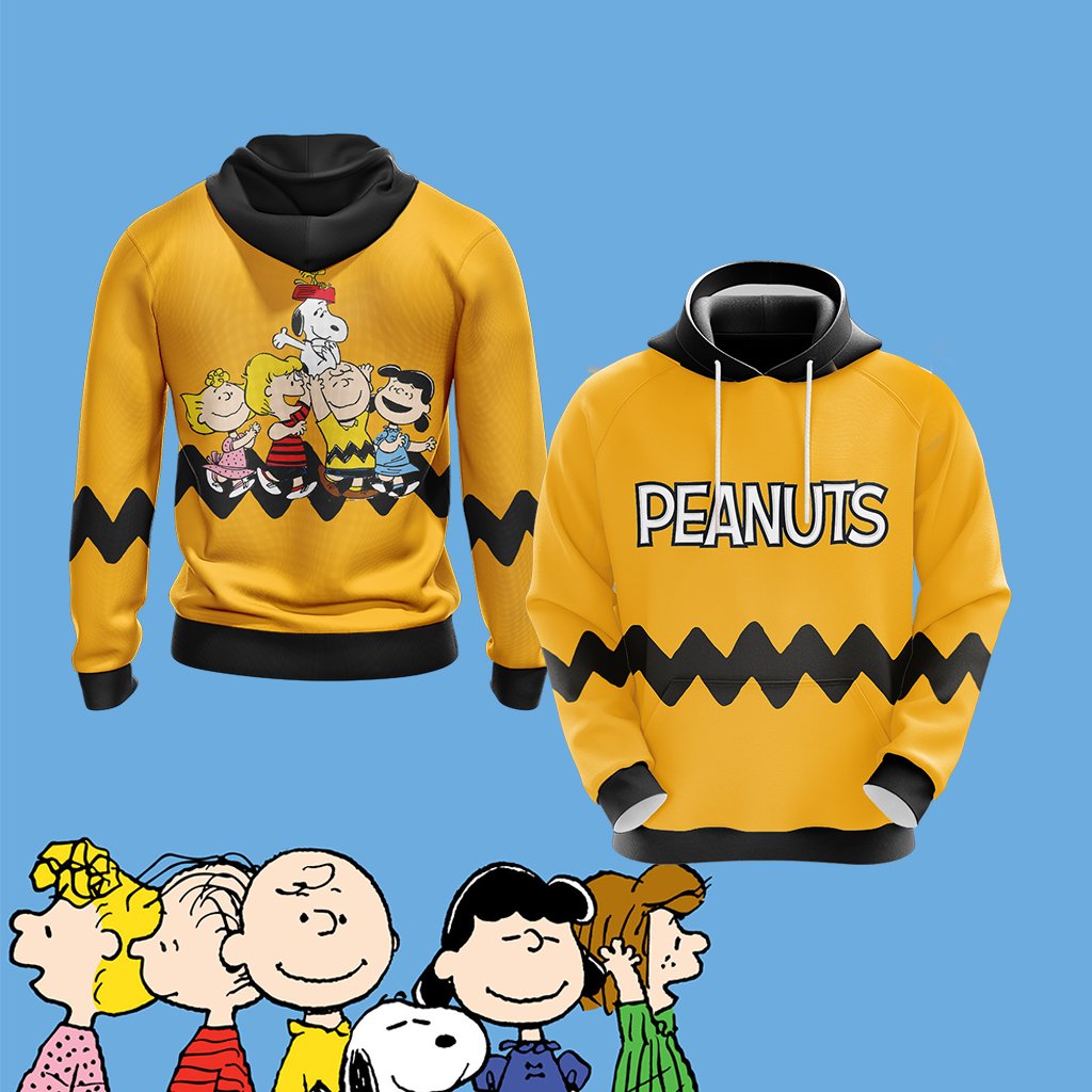 Peanuts Character  Unisex 3D Hoodie