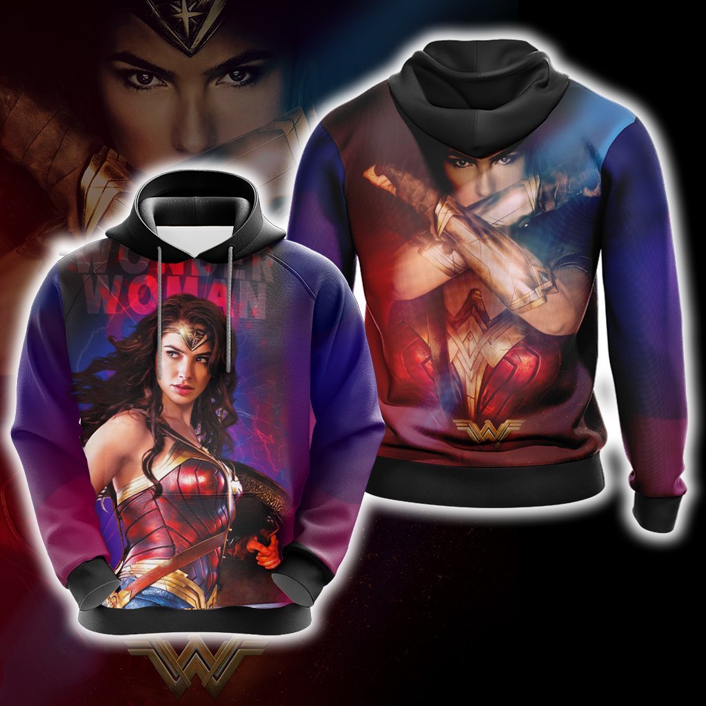 Wonder Woman Unisex 3D Hoodie