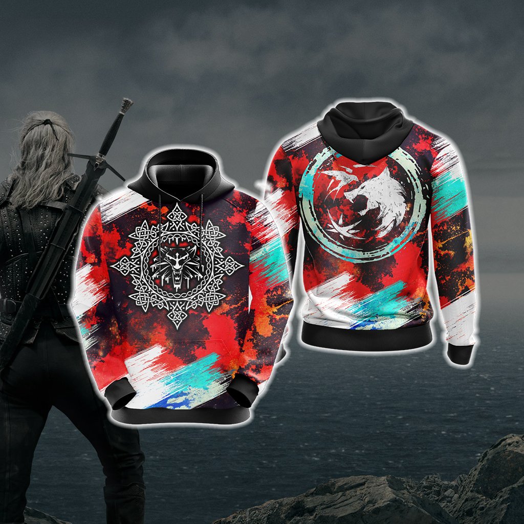 The Witcher New Version 2 Unisex 3D Hoodie