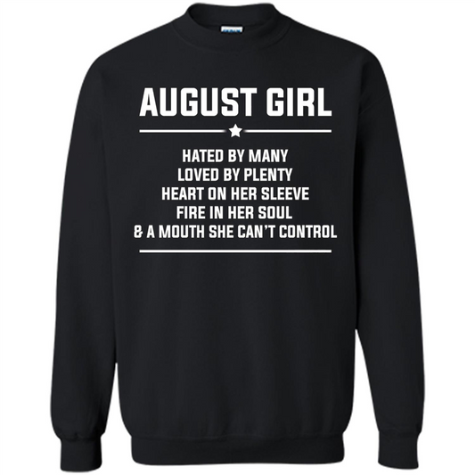 August Girl Hated By Many T-shirt Black