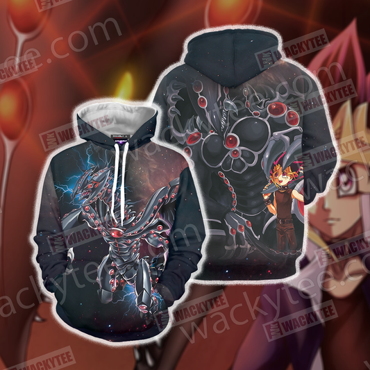 Yu Gi Oh! Yugi And Gandora 3D Hoodie