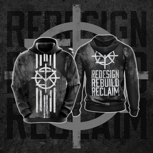 Seth Rollins - Redesign Rebuild Reclaim Unisex 3D Hoodie