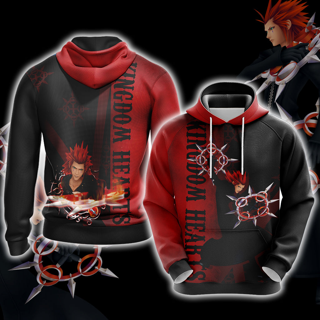 Kingdom Hearts II - Axel Unisex 3D Hoodie