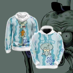 SpongeBob SquarePants - Squidward Unisex 3D Hoodie