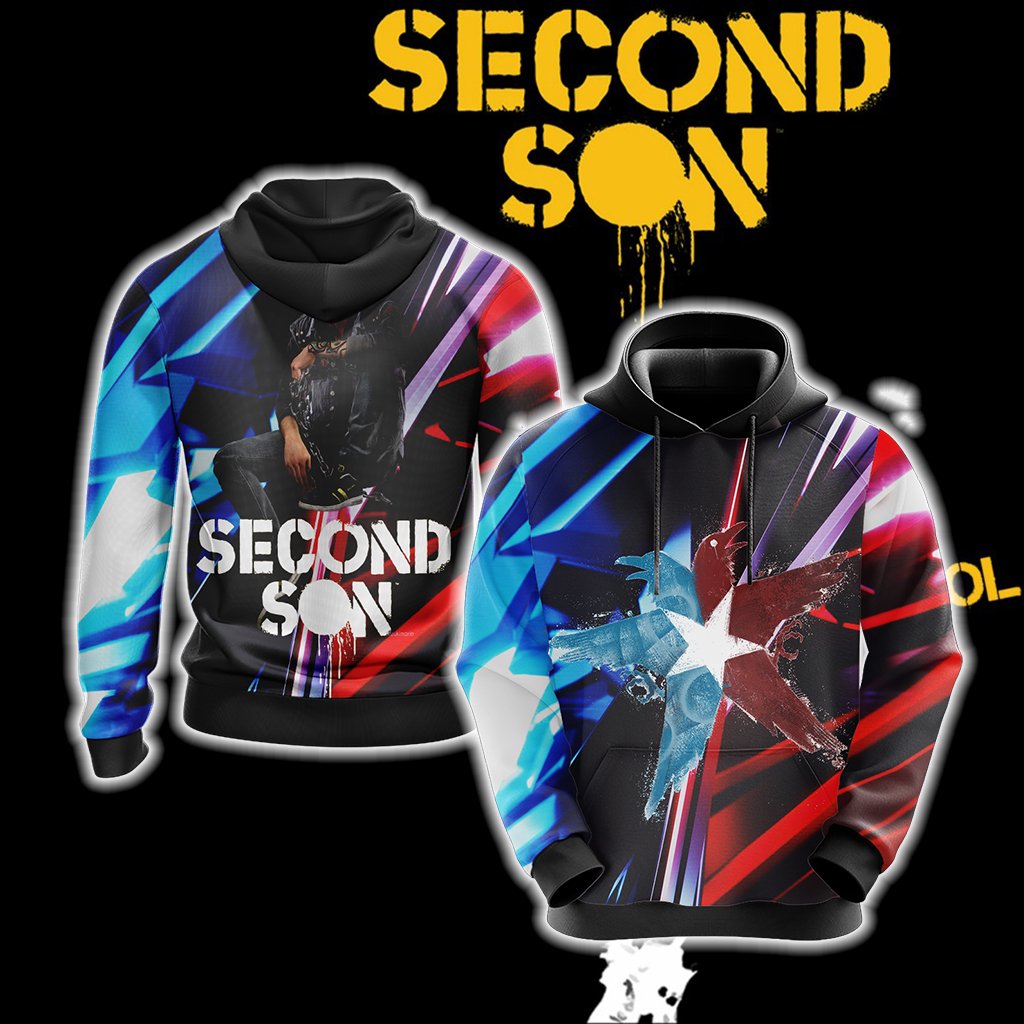 Infamous: Second Son Unisex 3D Hoodie