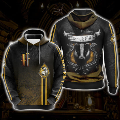 Harry Potter - Loyal Like A Hufflepuff New Look Unisex 3D Hoodie