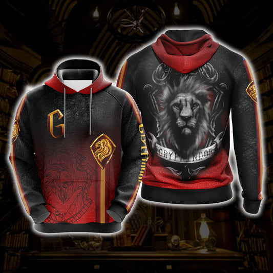 Harry Potter - Brave Like A Gryffindor New Look Unisex 3D Hoodie