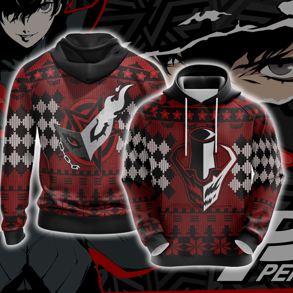 Persona 5 Christmas Style Unisex 3D Hoodie