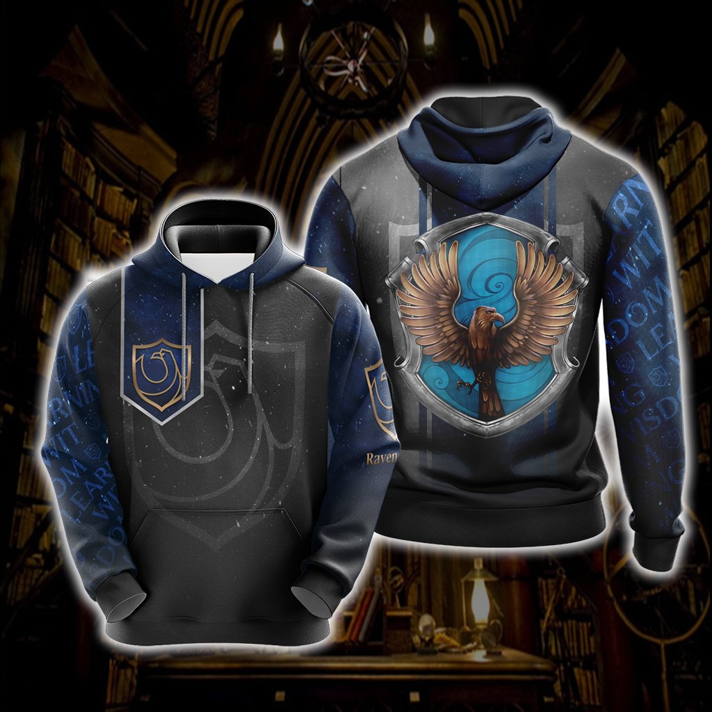 Wise Like A Ravenclaw Harry Potter New Style 1 Unisex 3D Hoodie
