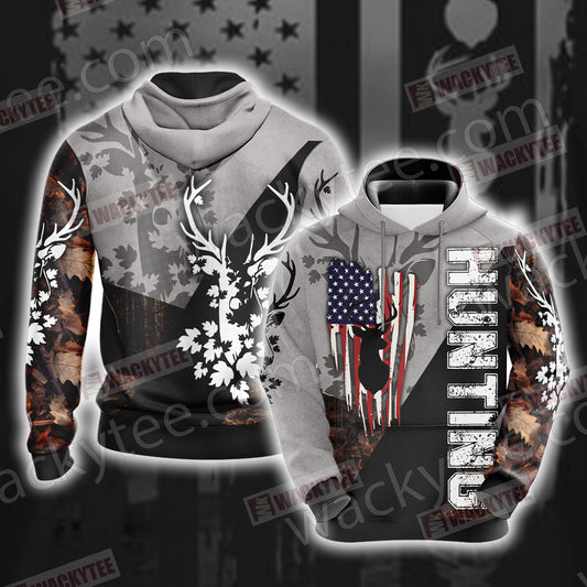 Hunting New Look Unisex 3D Hoodie