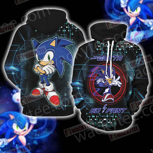 Sonic The Hedgehog Unisex 3D Hoodie