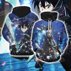 Sword Art Online Kirito Unisex 3D Hoodie