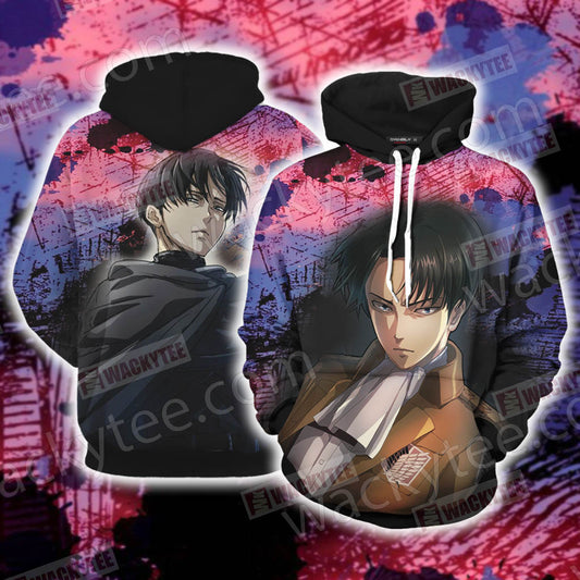 Attack On Titan: Levi New Look Unisex 3D Hoodie