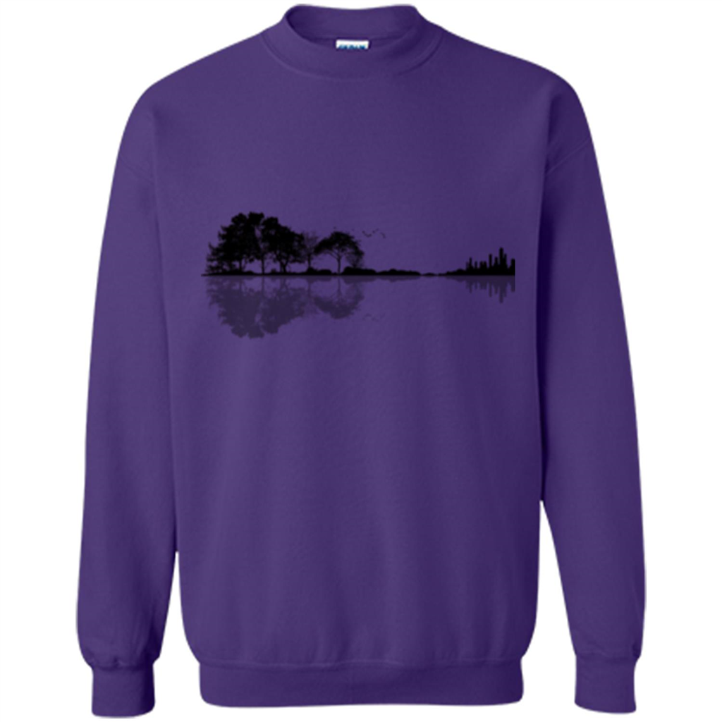 Guitar Lover T-shirt Nature Guitar Orange